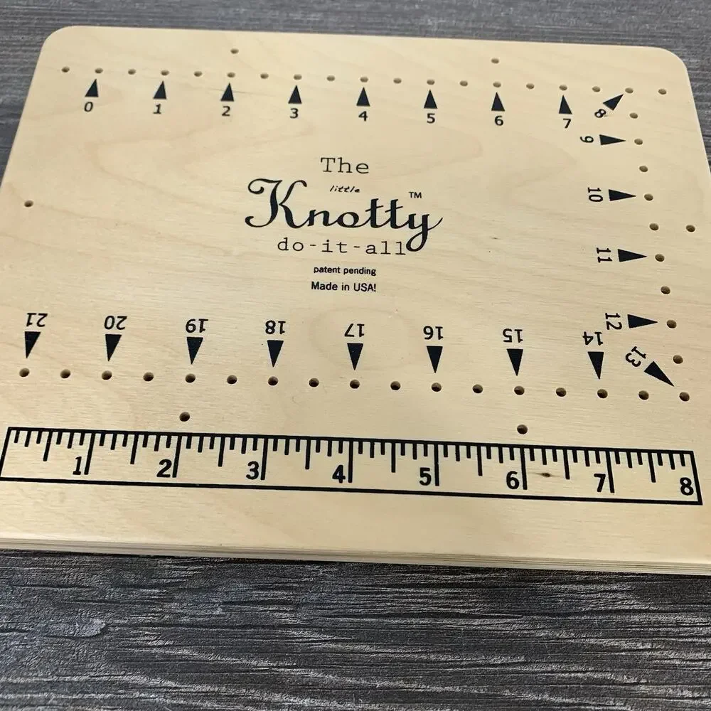 The Little‎ Knotty do-it-all Beading Jewelry Making DIY Wooden BOARD